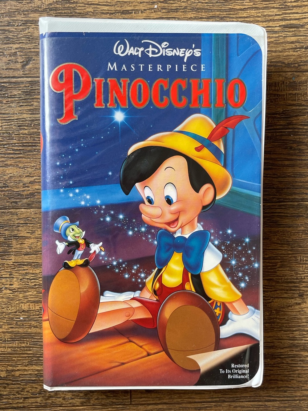 Pinocchio VHS 1993 Walt Disney Masterpiece Collection #239